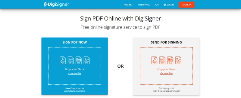 free sign pdf online