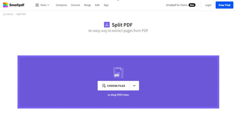 Smallpdf split pdf