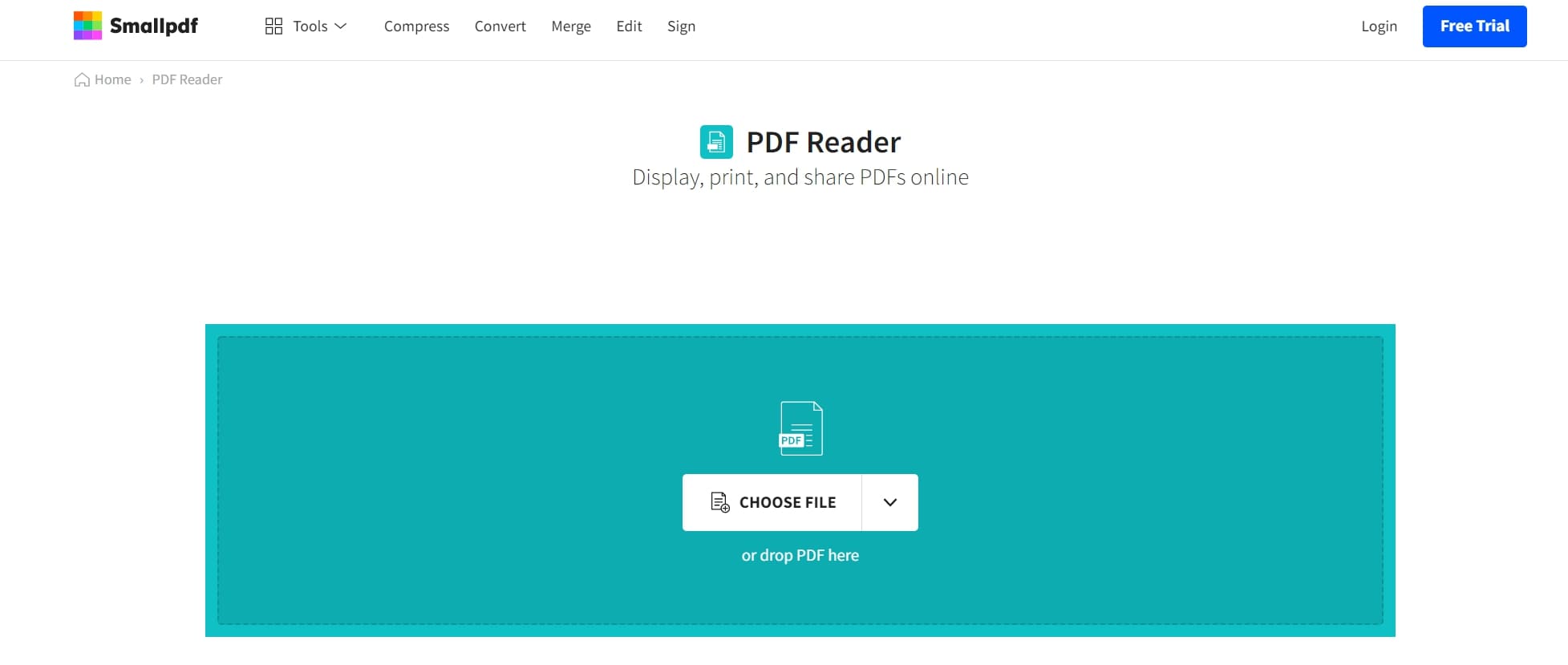 smallpdf pdf reader