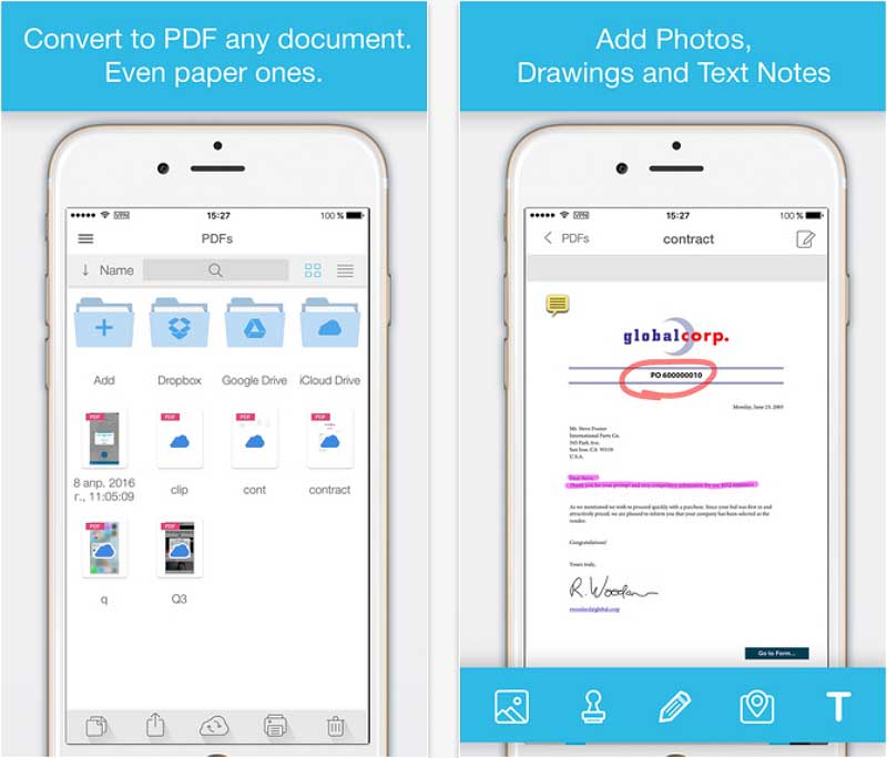 Vejrtrækning Isolere kode Try Top 5 Free PDF Printers for iPhone