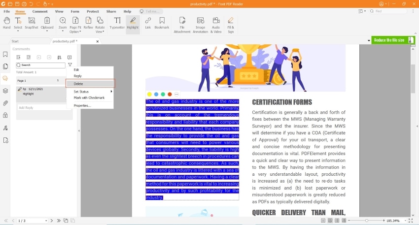 foxit pdf highlighter app
