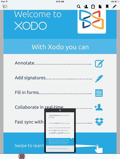 xodo pdf annotations app