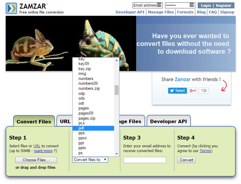 docx para pdf conversor on-line