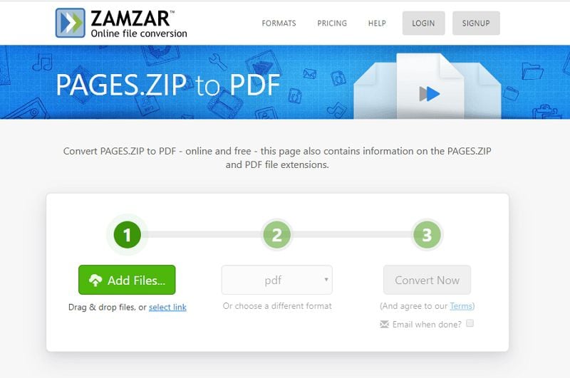zip to pdf converter online