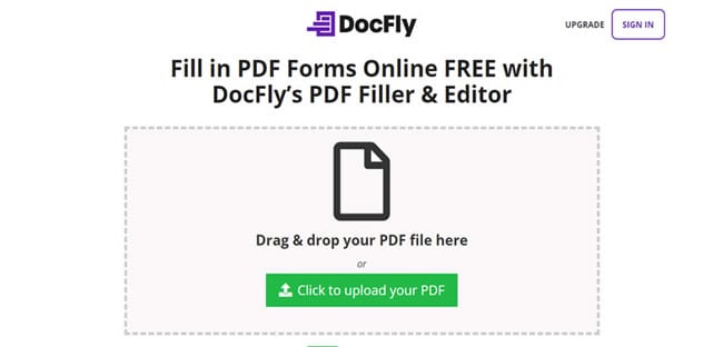 use docfly to fill out pdf form online