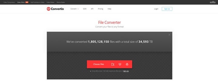 use convertio to convert image to pdf