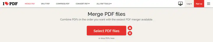 ilovepdf fusionner pdf