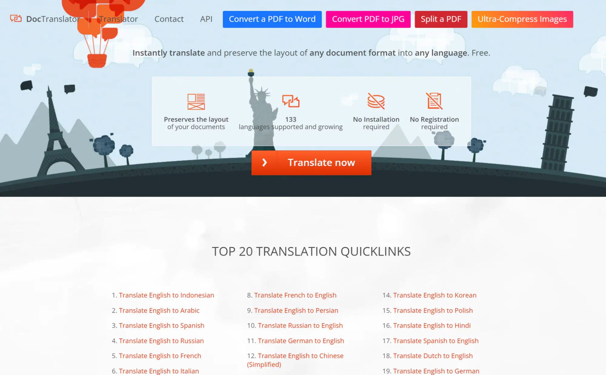 Online Doc Translator