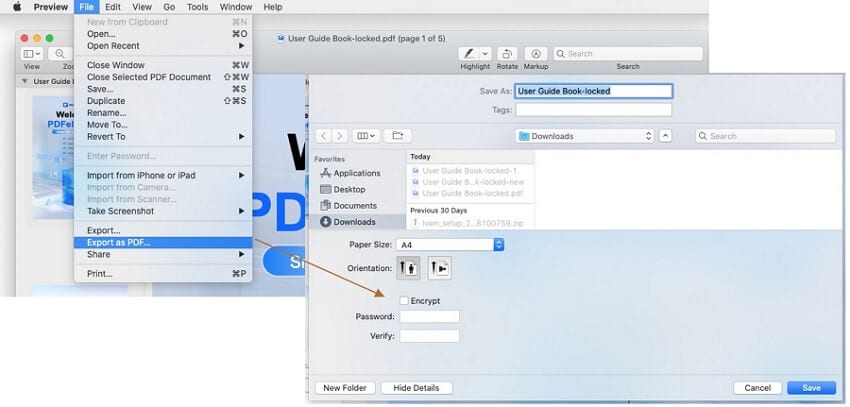 unlock pdf mac preview