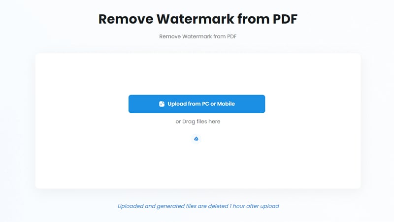 pdf watermark remover online