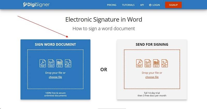 create electronic signature in word online