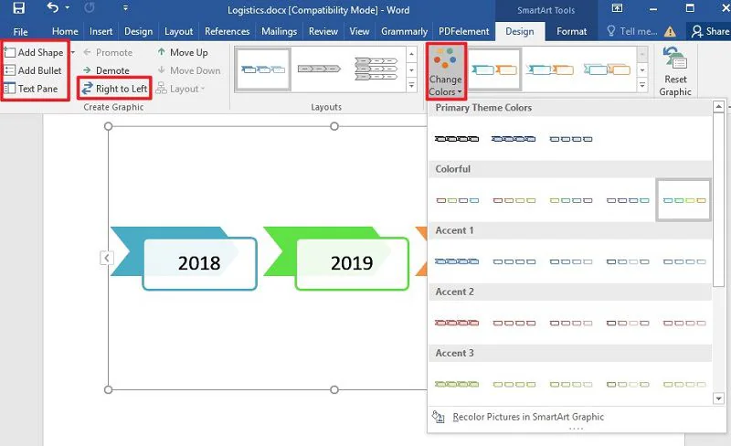 hacer un diagrama de flujo en word