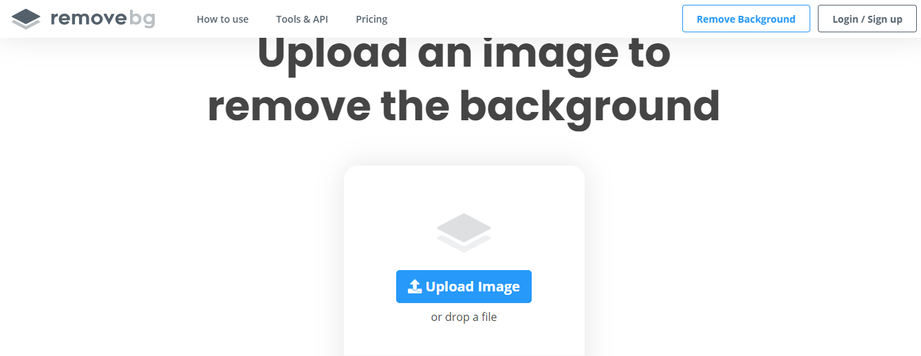 tool to remove background - remove.bg
