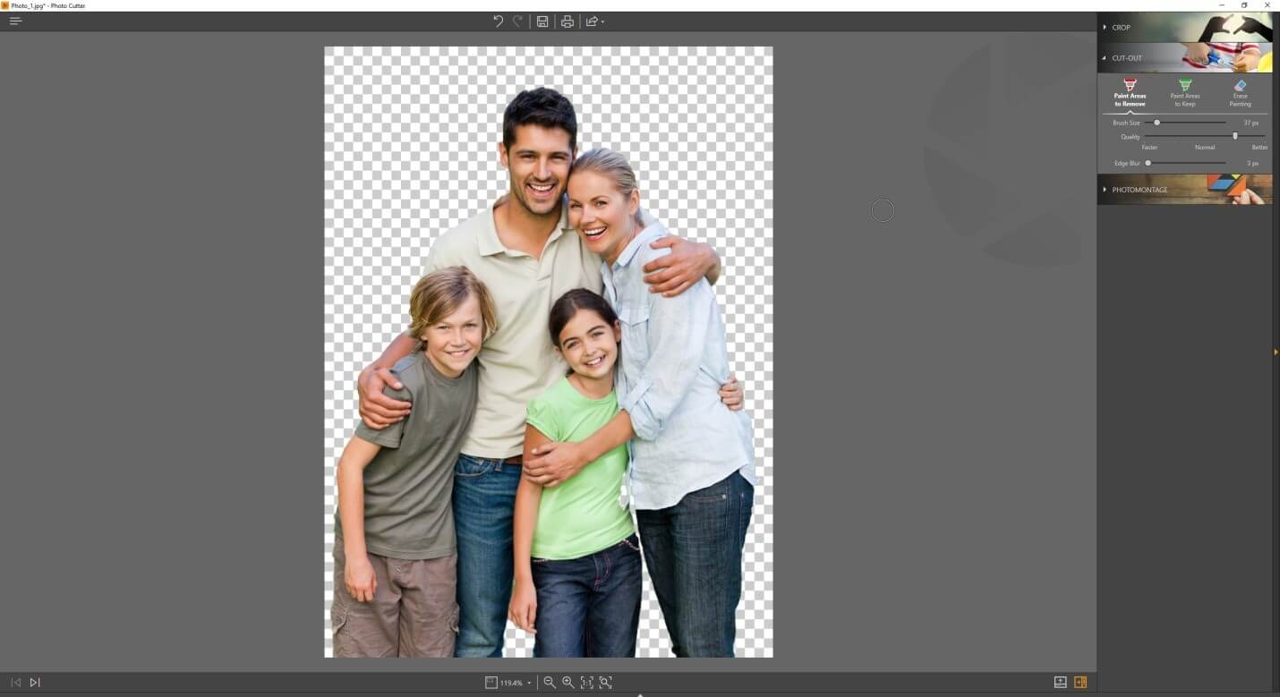 Remove Background Automatically in just one click