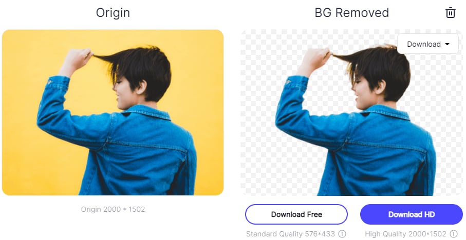 Remove Background AI image eraser bg free online for Photos