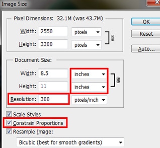 how to resize a png using adobe - setting