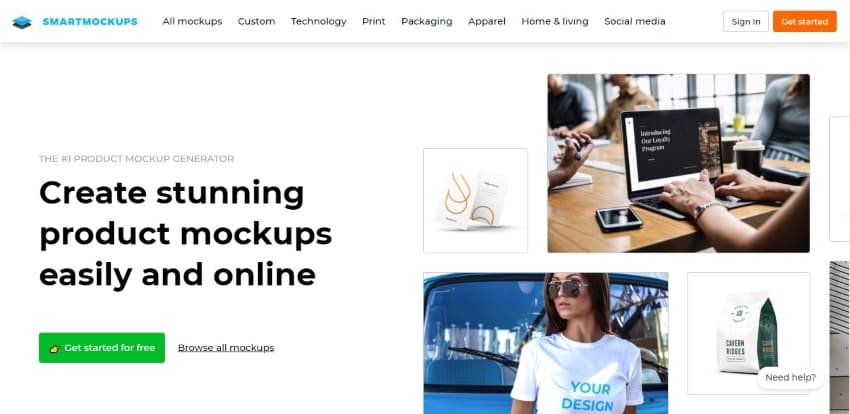 smartmockups online mockup generator