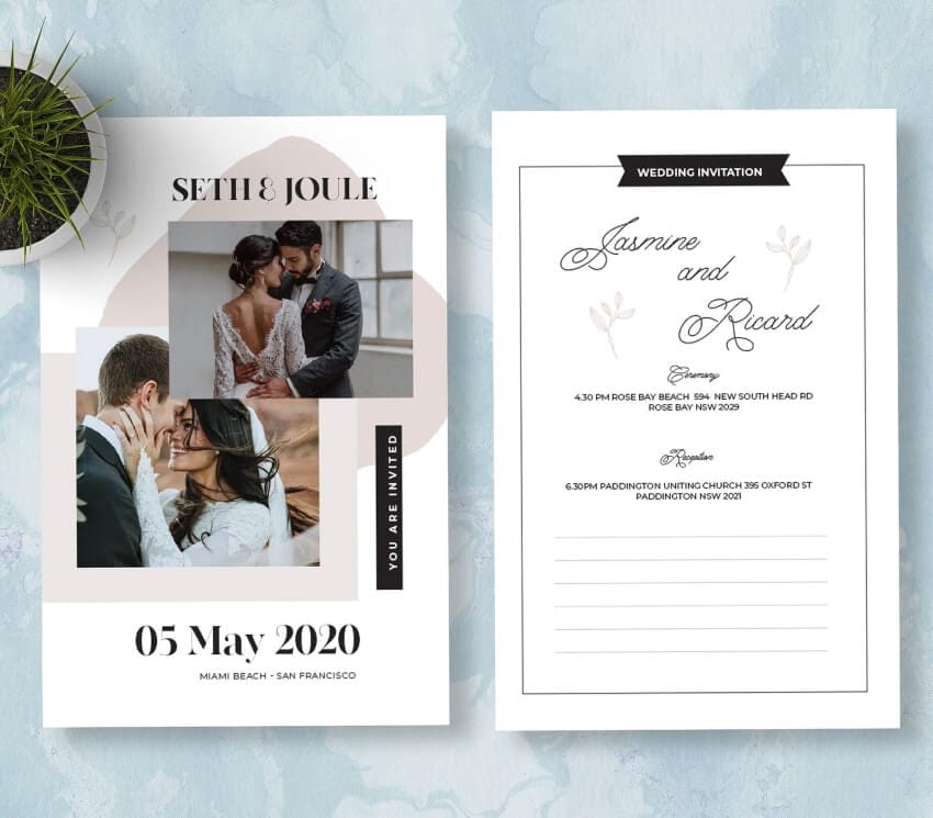 personalize your marriage invitation card