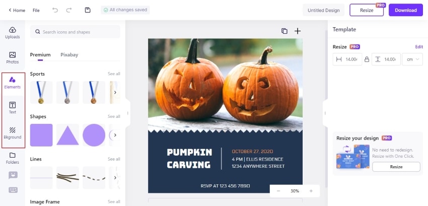 edit your halloween template