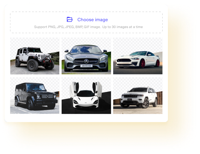 remove background in batches for Car Dealer 