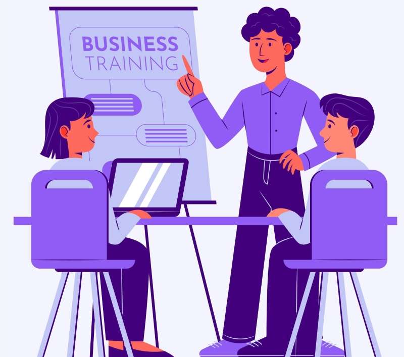 training presentation for employees illustration