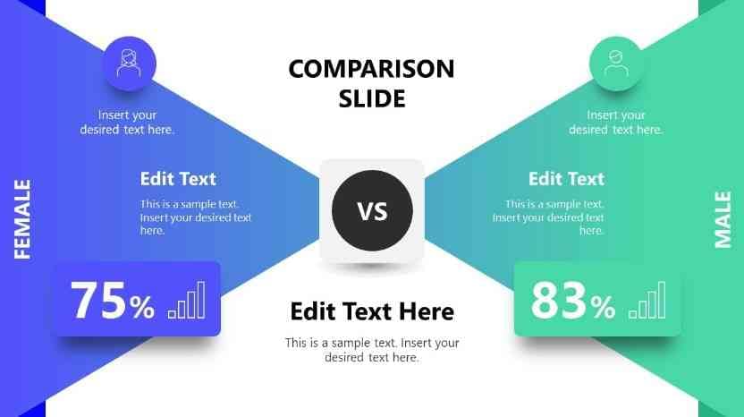 modern day comparison template