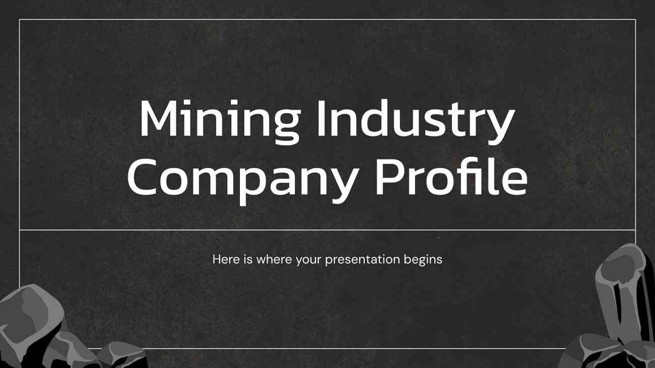 mining industry company profile template