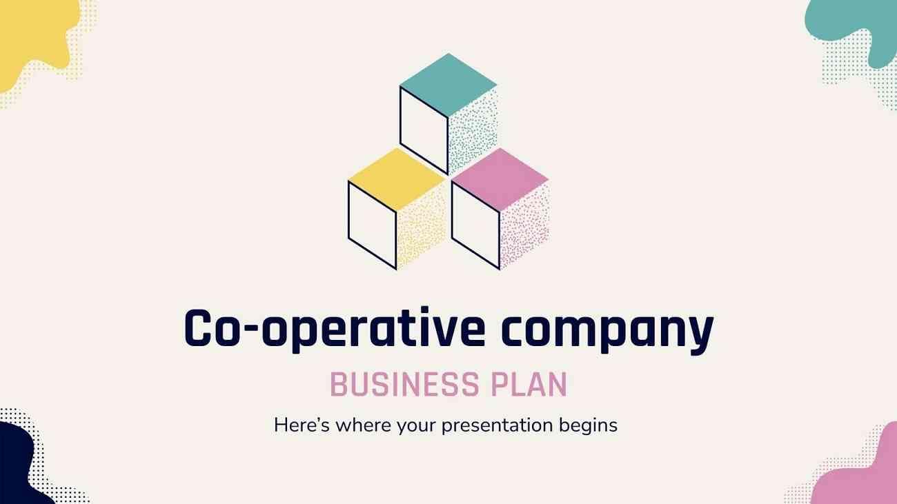 cooperative company business plan template