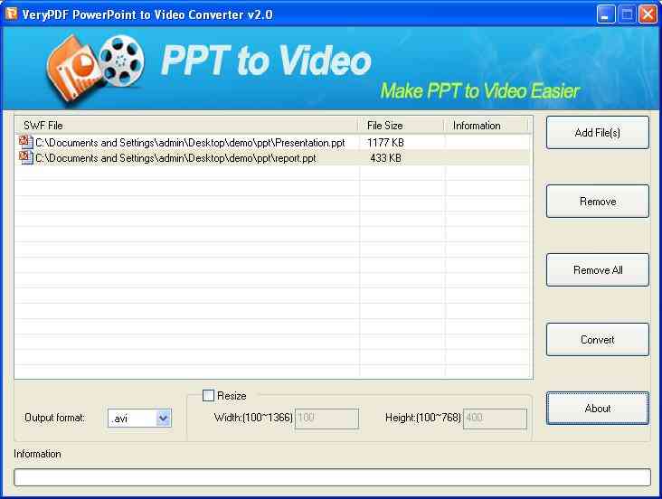 verypdf ppt to video converter