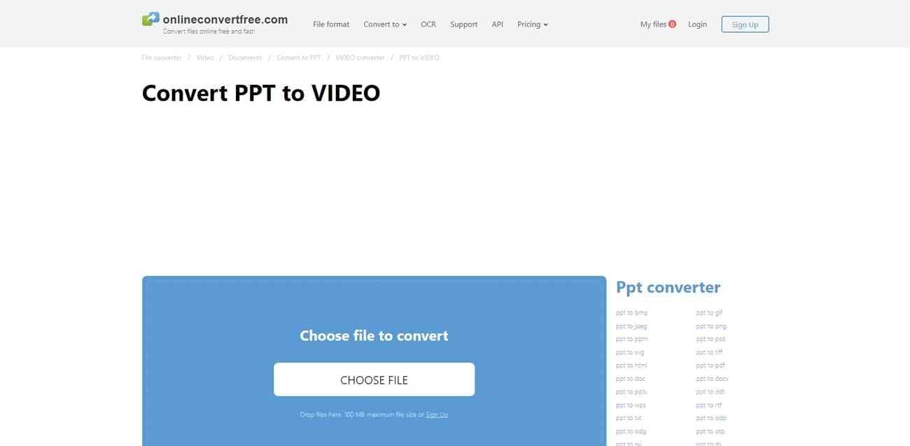 online convert free powerpoint to video