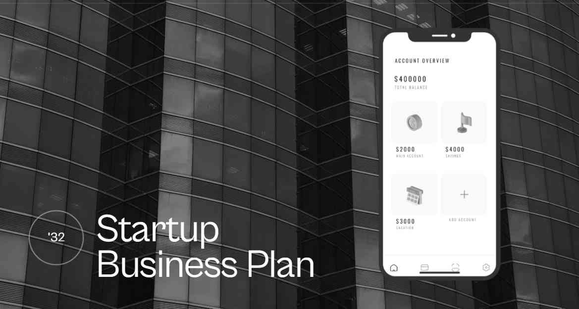 startup business plan ppt template