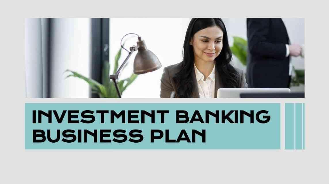 investment banking business plan template