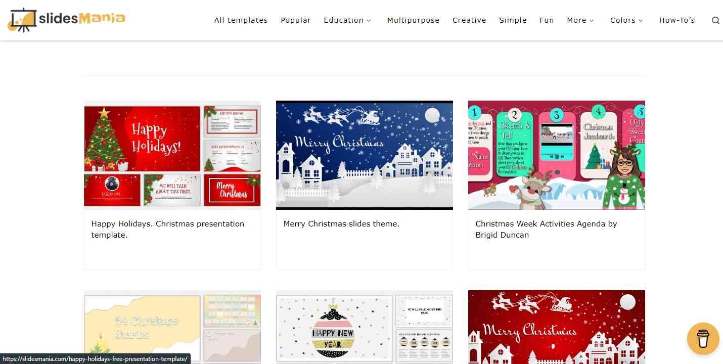 slidesmania christmas powerpoint templates