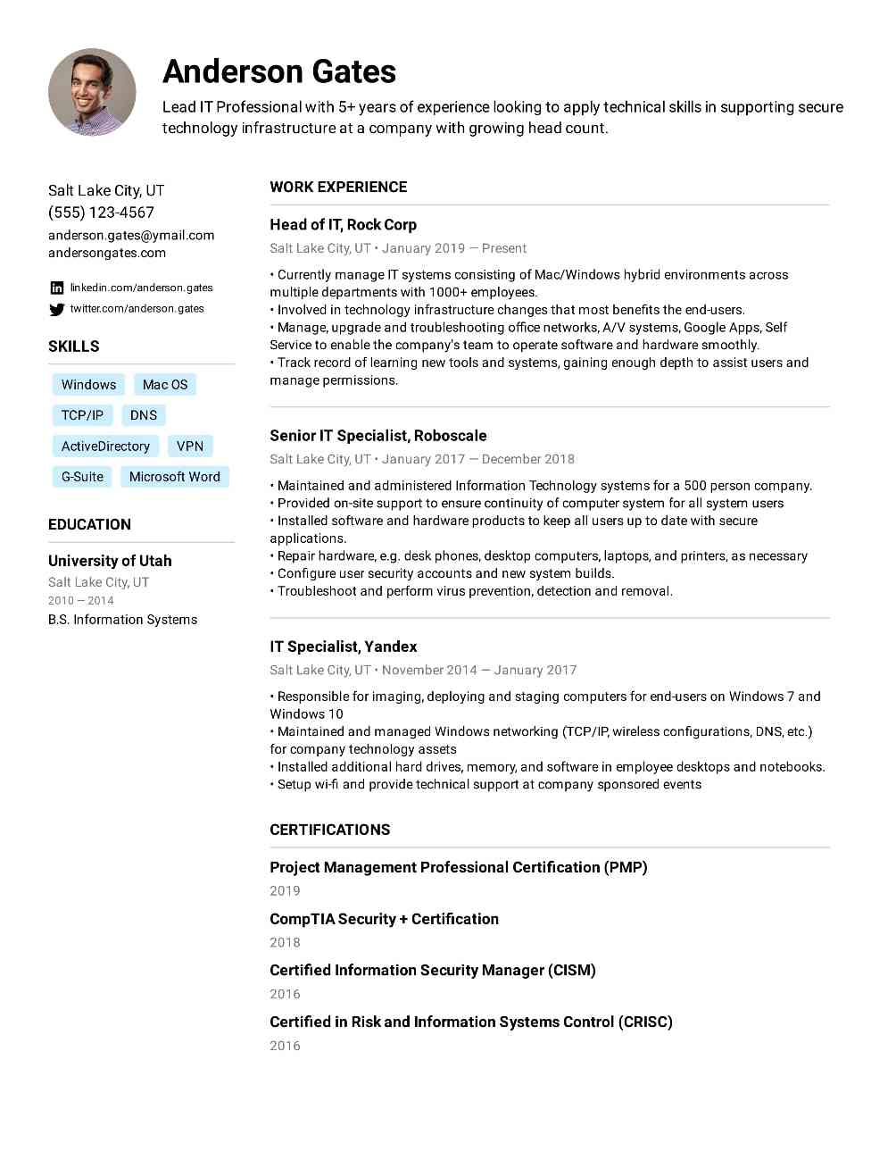 skills and certificates in resume