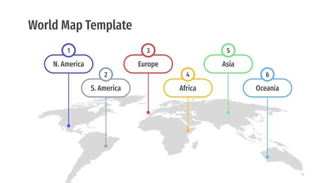 Editable World Map