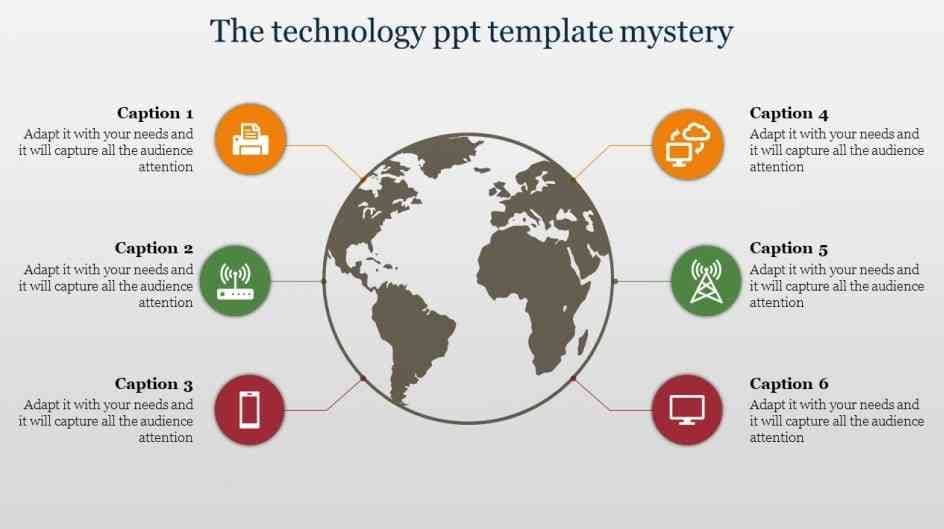 global technology ppt template