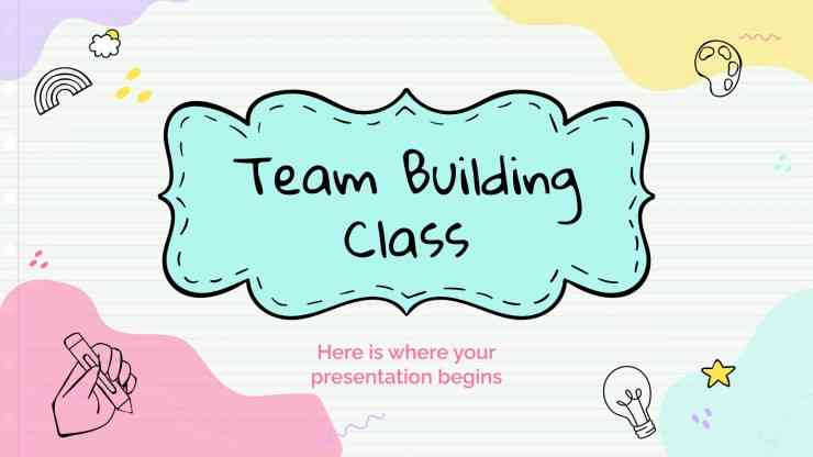 team building class for elementary template