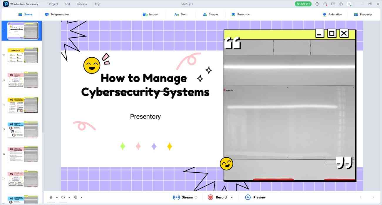 cybersecurity ppt on presentory