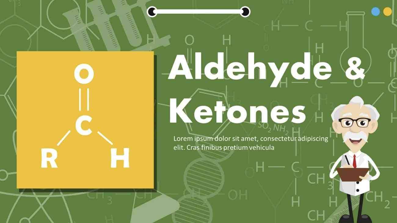 aldehyde ketone chemistry template