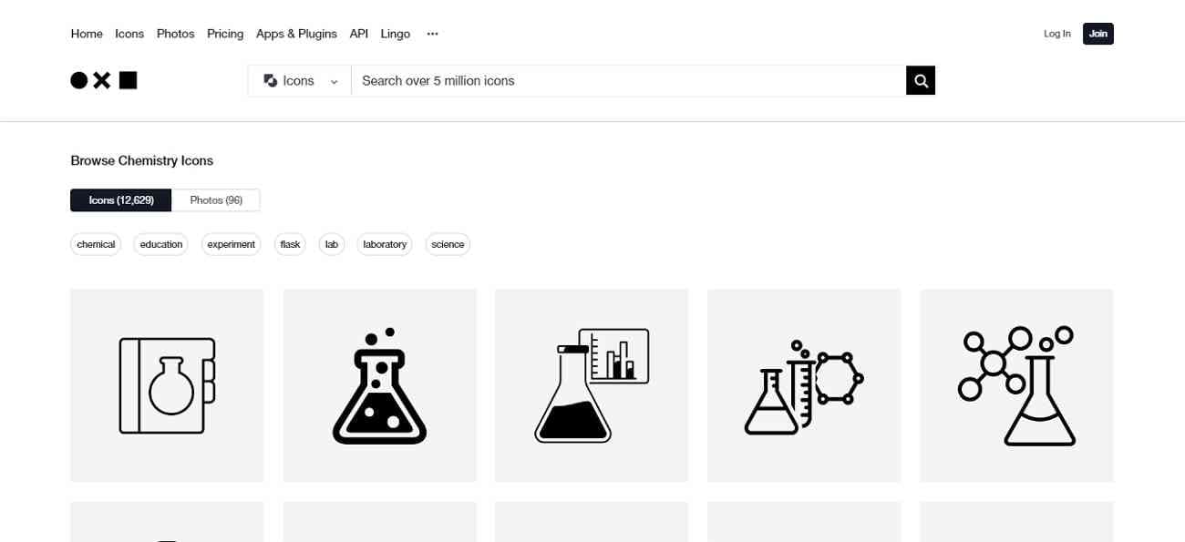 chemistry icons noun project