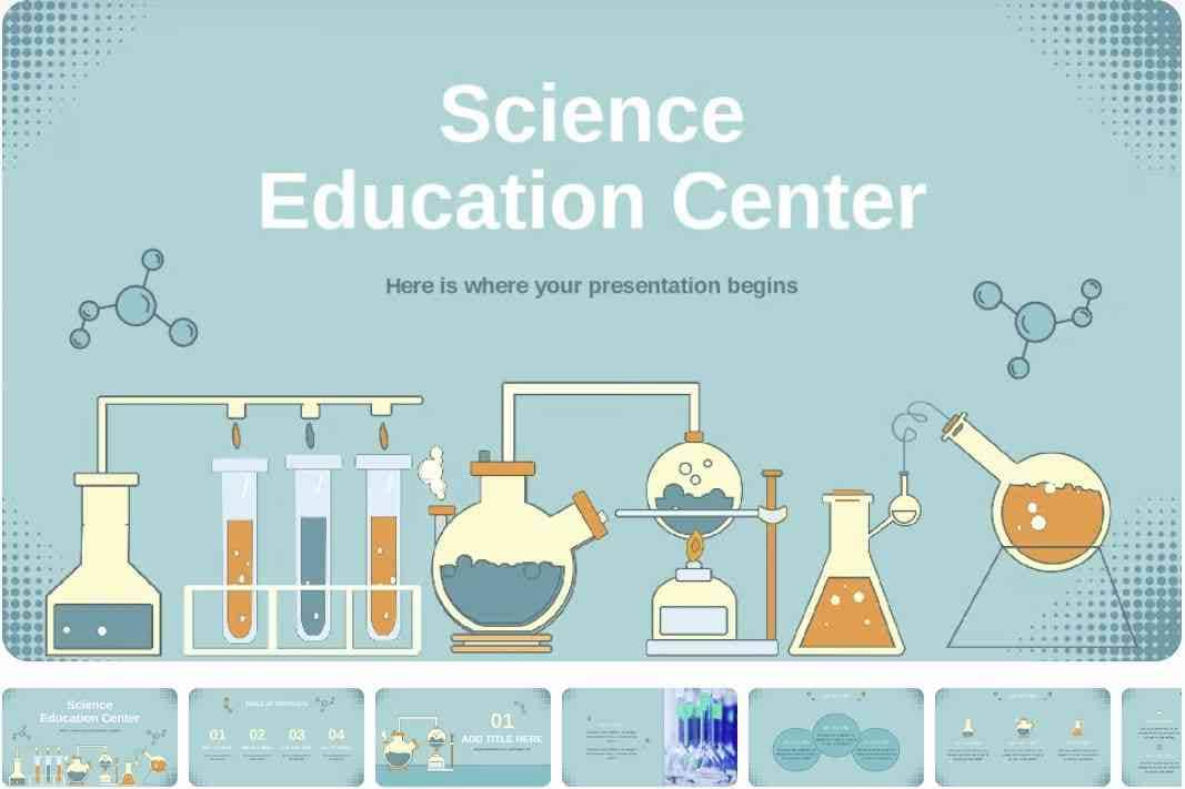 chemistry educational presentation template