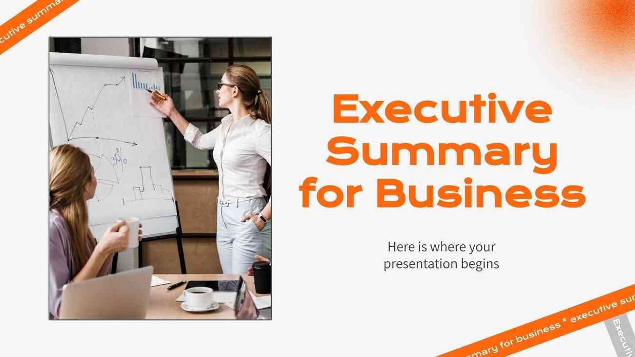 executive summary for business template