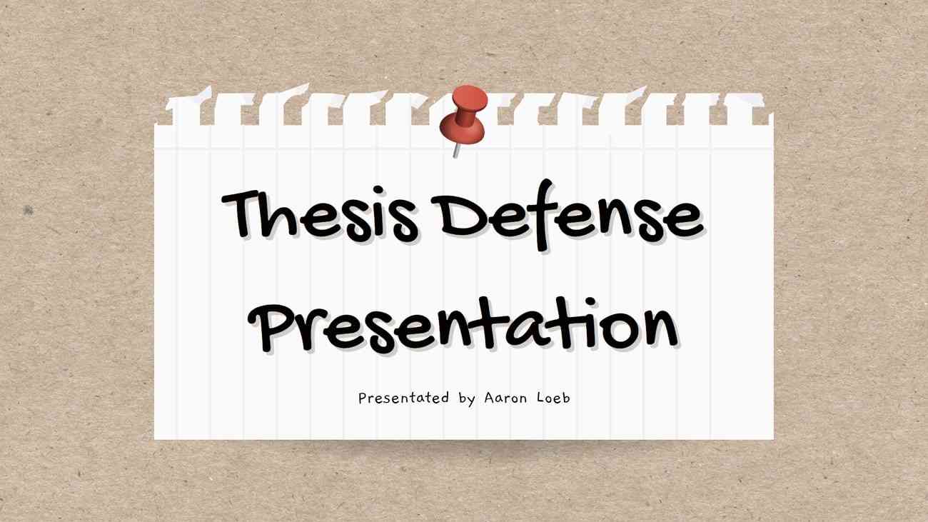 beige and brown scrapbook thesis defense