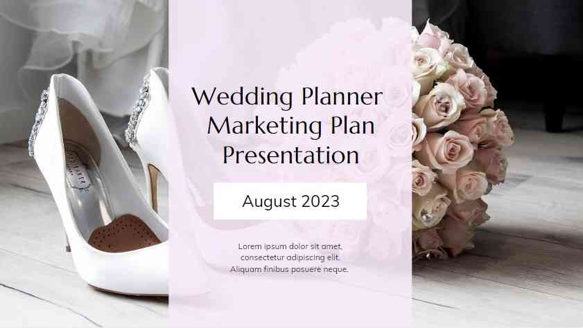 aesthetic wedding plan template