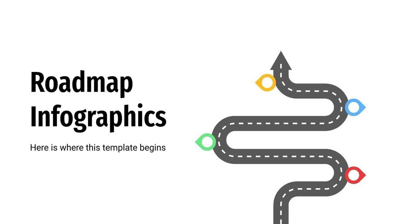 roadmap infographics ppt template