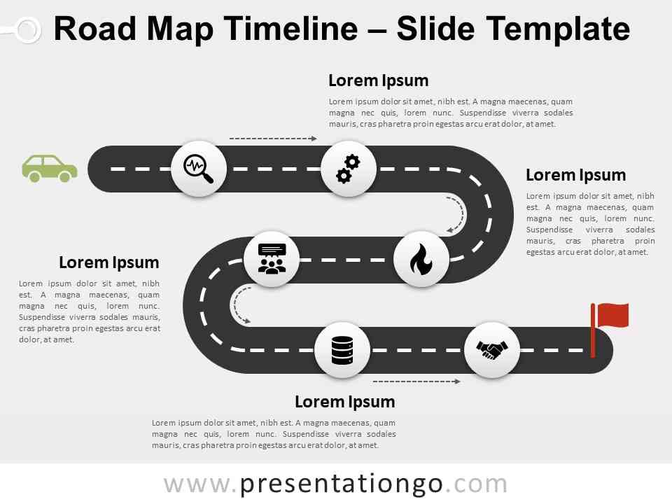 roadmap timeline ppt template