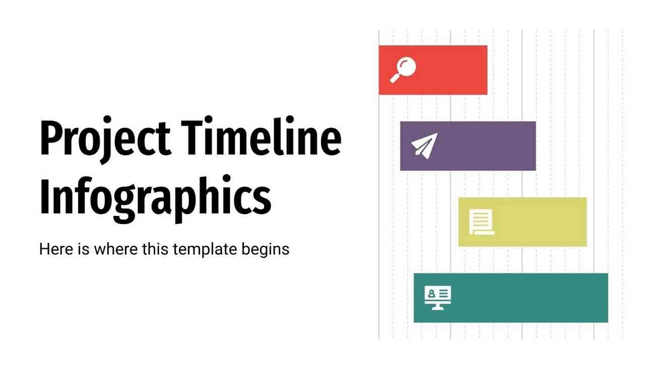 project timeline infographics template