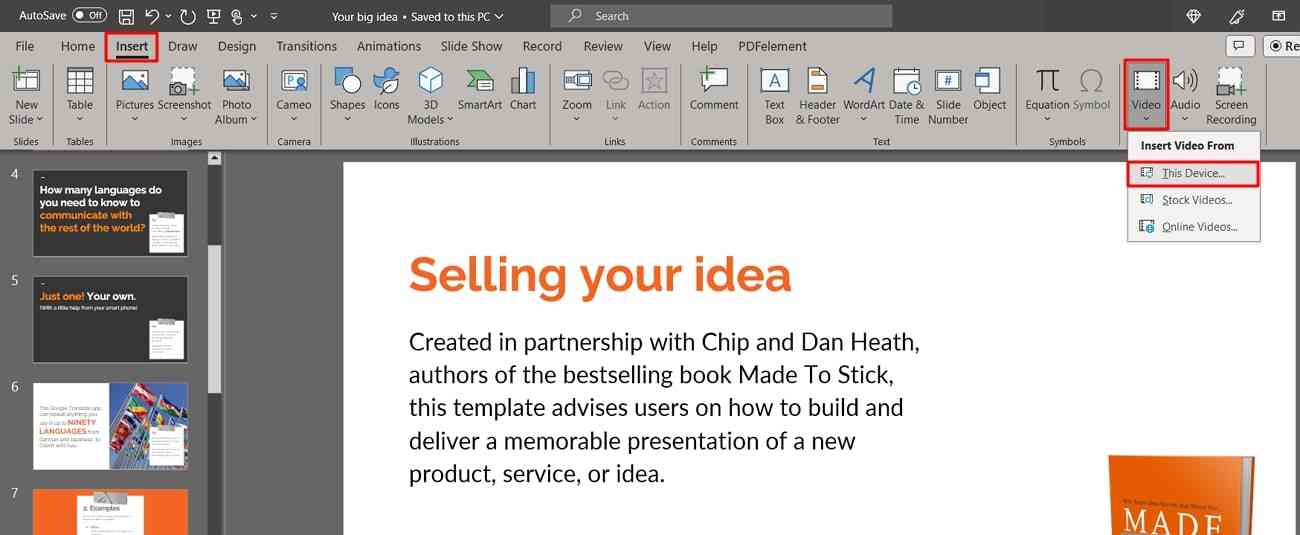 add video to powerpoint