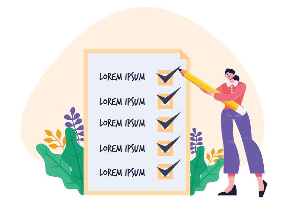 lorem ipsum checklist