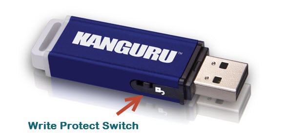 check write protect switch